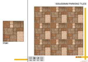 กระเบื้องปูพื้นสำหรับพื้นที่จราจรหนัก ขนาด 50x50 ซม. พัฒนาขึ้นเพื่อพื้นที่สาธารณะที่ต้องการระบบปูพื้นภายนอกที่มีประสิทธิภาพสูง - Product Image 4
