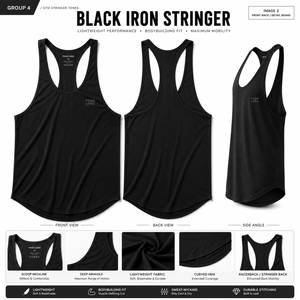 Breathable <b>Mesh</b> Fabric Eco-Friendly Quick Dry Casual Drop Shoulder Design Stringer Tank <b>Top</b> Custom Puff Print Logo Wholesale - Product Image 3