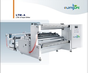 Rebobinadora Cortadora LTM A de 300 m/min para Conversión de Bobina a Bobina de LDPE de Alta Velocidad, con PLC y HMI para Impresión - Product Image 1
