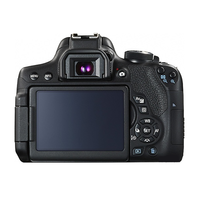 Appareil photo reflex numérique 750D avec capteur CMOS APS-C, kit complet, objectif zoom 18-55 mm, stabilisation optique de l'image, écran >3 pouces - Appareil photo de voyage pour débutants