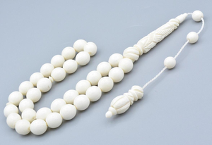 Tasbih de prière islamique de haute qualité en os de buffle, 100 perles, Misbaha, perles en os de qualité naturelle, Subha pour la prière musulmane à bas prix - Product Image 6