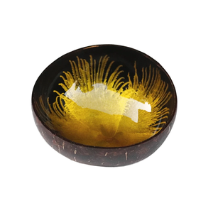 Bol décoratif en noix de coco laqué fait main, prix de gros, pour desserts, bonbons, ou comme porte-clés, fabriqué au Vietnam - Product Image 4