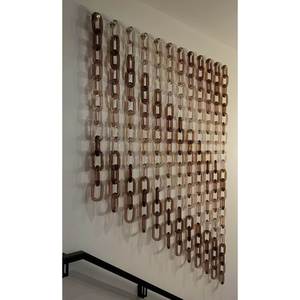 Escultura Moderna de Eslabones de Cadena Acrílicos Geométricos para Mesa de Centro y Exhibición en Estantería - Product Image 1
