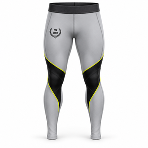 Collants de compression athlétiques pour hommes personnalisés, tissu respirant et léger, construction extensible, ajustement confortable, évacuation de l'humidité - Product Image 1