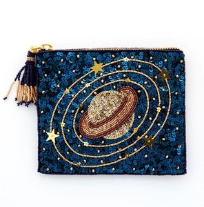 Colourful Striped Handmade Embroidery Glass <b>Seed</b> Beaded Coin Purse Zipper Daily Use For Gifting Party Modern Fashion Wallet - Product Image 3