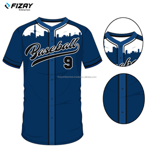 FIZAY ENTERPRISES Numéro d'équipe personnalisé Vêtements de softball de qualité supérieure Ensembles de vêtements de sport uniformes de baseball respirants à séchage rapide de haute qualité - Product Image 5