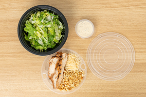 Black <b>Plastic</b> Takeaway Bowl With Clear <b>Lid</b> Disposable Food <b>Container</b> Modern Style,50oz - Product Image 5