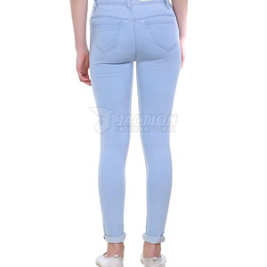 Pantalones Vaqueros de Mujer de Alta Calidad para Uso Casual, Color Sólido, Pantalones Vaqueros de Mujer Más Vendidos para Adultos - Product Image 4