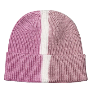 Gorro de punto suave con efecto tie-dye para mujer, gorro cálido de invierno con puño - Product Image 3