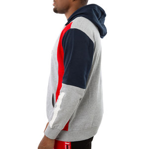 Cheap Price Color <b>Block</b> Gym Wear Athletic Hoodies Cut & Sew Wholesale Men Clothing Supplier Low MOQ Cotton Fleece Custom Hoodies - Product Image 2