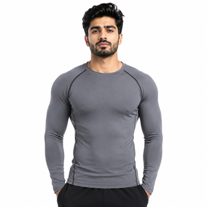 Prix d'usine – Nouveau Rash Guard Homme Durable, Léger, à Manches Longues, Séchage Rapide, Respirant, Écologique et Anti-Bactérien – Vente en Gros - Product Image 1