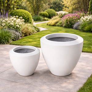 Low Price <b>Outdoor</b> Garden <b>Planters</b> Pots Home Hotel Use All-Season Durable Lightweight Fiberglass Eco-Friendly Flower Pots - Product Image 2