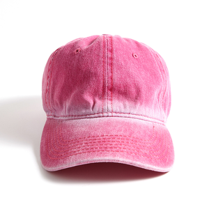 Custom Logo Vintage Washed Cotton Baseball <b>Cap</b> Distressed Unstructured Dad Hat for Men & <b>Women</b> Wholesale High Quality 6 Pane - Product Image 4