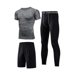 New Design Men's Gym Compression <b>Tracksuit</b> Pants Gym Wear Sport Shirts Sportswear Sets for Men Quick Dry Shirts - Product Image 4