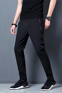 Relaxed And Comfortable Fit Men <b>Trousers</b> With Elastic Waistband And <b>Drawstrings</b> For Comfort Casual Design With Custom Logo 2026 - Product Image 3