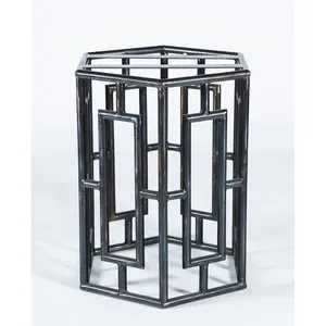 Modern <b>Nesting</b> Metal <b>Coffee</b> <b>Table</b> with Tempered Glass Surface FurnitureRound Iron <b>Coffee</b> <b>Table</b> Modern Design Durable Indoor - Product Image 3