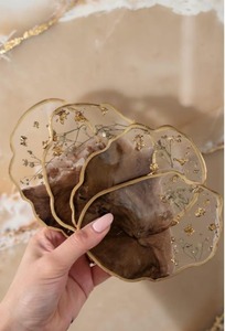 Top Selling Handmade Resin Coasters Set for Home or Office and <b>Table</b> <b>Protection</b> Use Available at Good Price - Product Image 3
