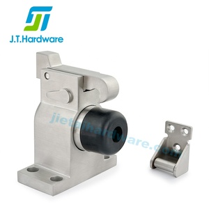 Acciaio inossidabile commerciale pesante o alluminio KWS 1010 piano tampone porta porta fermo porta con gancio bullone di ancoraggio - Product Image 1