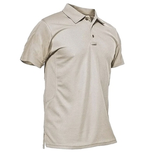 Polo à manches courtes bleu clair pour homme, couleur unie, coton Oxford, vêtement décontracté, respirant, coupe classique, design boutonné - Product Image 3