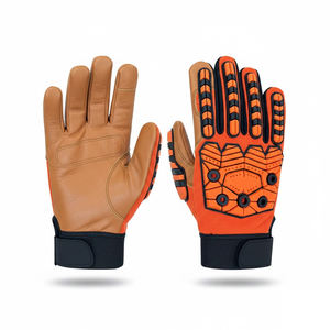 Gants de mécanicien de protection pour l'extérieur, élégants et disponibles dans toutes les couleurs, gants de mécanicien en cuir pour hommes - Product Image 1