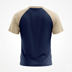 T-shirt décontracté en coton épais à manches courtes raglan pour homme, personnalisable avec logo, t-shirt classique uni décontracté pour homme et femme - Product Image 2