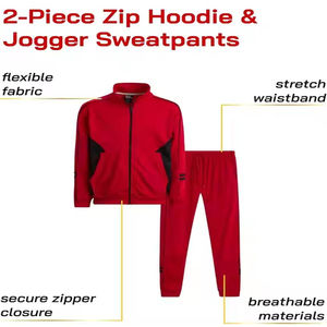 ชุดวอร์มเทคฟลีซทรงสลิมฟิตสำหรับผู้ชาย แบรนด์ OEM ระบายอากาศได้ดี มีฮู้ด ดีไซน์พิมพ์ลาย หนานุ่ม เหมาะสำหรับฤดูหนาว - Product Image 3