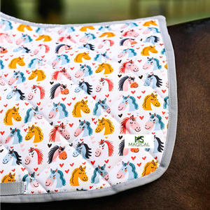 Tapis de selle pour chevaux de haute qualité, tapis de selle Horsing Around, sublimation, excellente qualité, tapis de selle d'équitation tout usage - Product Image 3