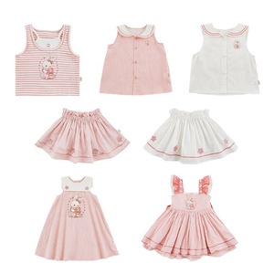 LX0236 YOEHYAUL bambini vestito camicie Set <span class=keywords><strong>vestiti</strong></span> per bambini abbigliamento di lusso <span class=keywords><strong>vestiti</strong></span> per bambini per ragazze <span class=keywords><strong>vestiti</strong></span> estivi all'ingrosso - Product Image 4