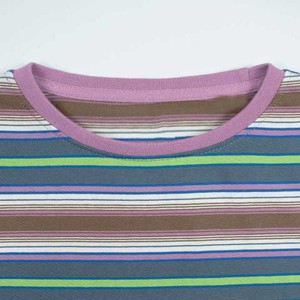 Camiseta de Algodón a Rayas con Acabado Suave, Tejido Teñido, Ropa Urbana para Hombre, Venta al por Mayor, Transpirable, Sublimada, Lisa o Estampada - Product Image 3