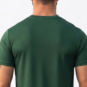 Camiseta Deportiva Flexible para Hombre con Spandex, Ropa Deportiva de Marca Privada, Ropa de Ejercicio de Secado Rápido, Camiseta para Gimnasio - Product Image 3
