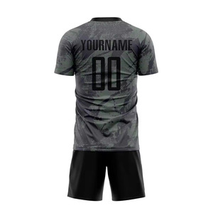Personalizable 100% Poly Hombres Fútbol Jersey Jóvenes Niños Equipo Uniformes Nombre Logo OEM Servicio Sólido Corte Automatizado para Hombres Mujeres - Product Image 3