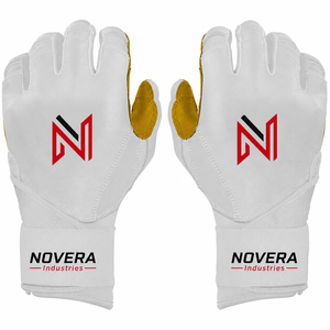 Custom Long Cuff Professional Baseball/Softball <b>Gloves</b> with Custom Logo Anti-Slip Standard Fit-Goatskin Leather - Product Image 1