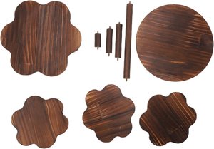 Plat de service multi-couches au design brûlé pour la décoration de la maison arabe, idéal pour les mariages et l'hôtellerie, vente en gros B2B - Product Image 3