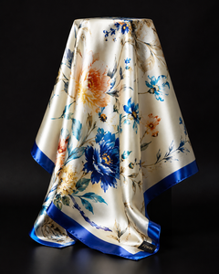F2WIN Women's Floor Length Long Sleeve Casual Solid <b>Scarf</b> Elegant Blue <b>Orange</b> All Seasons Daily Wear Breathable Custom - Product Image 1