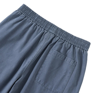 Spring New Light Weight Men's Casual Solid Color All-match Loose <b>Straight</b> <b>Leg</b> Mid Flat Multi-Pockets <b>Leg</b> <b>Cargo</b> Pant - Product Image 6