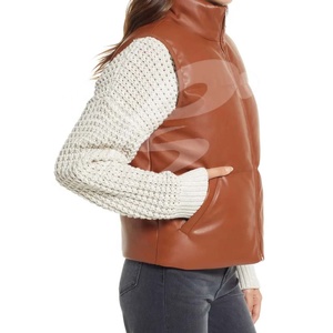 Gilet léger pour femmes PIHA SPORTS, gilet d'hiver chaud, imperméable, coupe-vent, en nylon/polyester, veste matelassée, fermeture éclair - Product Image 3