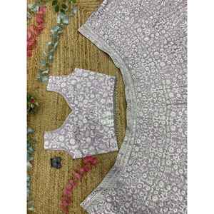 ด้ายสวยงาม lehenga choli สำหรับงานปาร์ตี้พรหม - Product Image 4