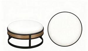 Mesa de Centro Moderna, Ecológica, Duradera, de Acero Inoxidable, Rectangular, con Panel de Vidrio Pequeño, Ligera - Product Image 3