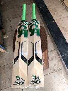 Bate de críquet de madera de sauce inglés CA Sports BA 56 Players Babar Azam Edition con funda de bate de regalo, agarre adicional y lámina protectora incluidos. - Product Image 6