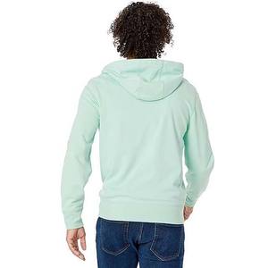 Sudadera con Capucha y Cierre para Hombre, Color Verde Menta, Corte Regular, Color Sólido, Informal, de Felpa, 100% Algodón Tejido, Estilo Primavera - Product Image 2