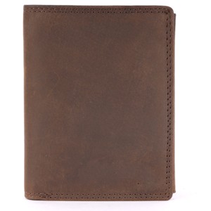 Wholesale Comfortable Price Embossed Logo Genuine Cowhide Leather <b>Wallet</b> Coin Credit Card Holder Pocket <b>Wallet</b> for Men's - Product Image 3