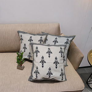 Funda de Almohada de Sofá de Algodón Bordado Tejido Ecológico de Lujo, Decoración del Hogar de Estilo Premium, Resistente a Químicos y de Secado Rápido - Product Image 4