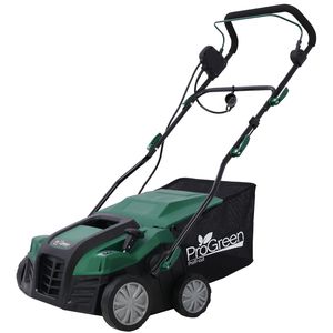 2-in-1 16 \ "Dethatcher scarificatore 15 Amp elettrico prato Dethatcher rimovibile 58QT sacco da giardino scarificatore aeratore manuale - Product Image 2