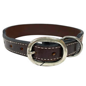 Collar de Perro de Cuero Acolchado con Malla Suave de Lujo Unicornio, con Hebilla de Remache, Estilo Clásico, Ajustable para Todas las Estaciones - Product Image 2