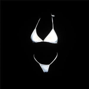 Conjunto de bikini para mujer, traje de baño elegante de dos piezas con correa ajustable, traje de baño a la moda para vacaciones en la playa y piscina - Product Image 6