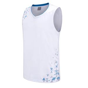 Uniforme de basket-ball unisexe pour adultes, sans manches, respirant, 100% polyester, meilleur matériau, uniforme de basket-ball pour hommes adultes - Product Image 2
