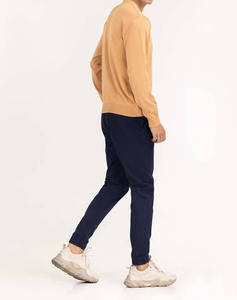 Pull à col rond à manches longues pour homme avec logo personnalisé, polyester, motif brodé en lettres 3D, pulls en tricot pour homme - Product Image 4