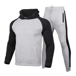 Conjunto Deportivo para Hombre al por Mayor, Sudadera con Capucha de Algodón y Felpa, Pantalones Deportivos con Cierre Completo, Personalizable - Product Image 6