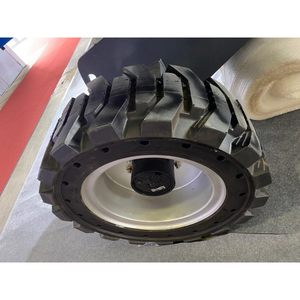 Roue à pneu plein pour nacelle élévatrice 385/65-24 avec jantes, pneu pour engin de construction 36x14-20 33x12-20 250-15 - Product Image 5