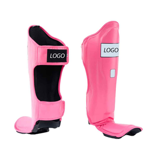 Protège-tibias confortables en tissu élastique avec rembourrage de la voûte plantaire pour le karaté, le MMA, le kick-boxing, le Muay Thai – Équipement d'entraînement de protection - Product Image 2